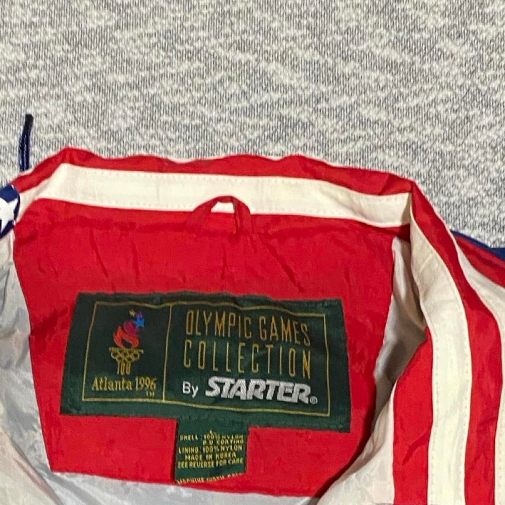 Starter Atlanta 1996 Olympic Games Collection nylon jacket Size L. SKU-A811 - Picture 6 of 8
